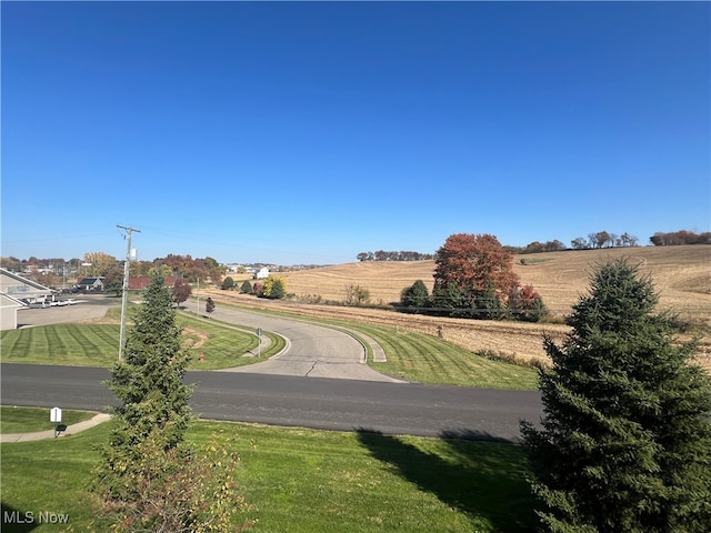 view of road