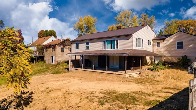 view of rear view of property