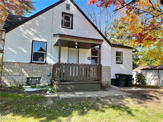 view of back of house