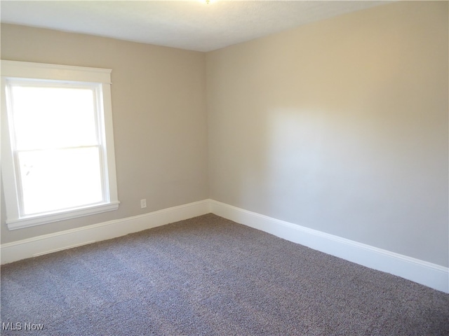 empty room with carpet flooring