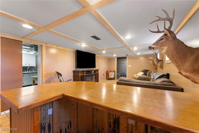 kitchen featuring sink