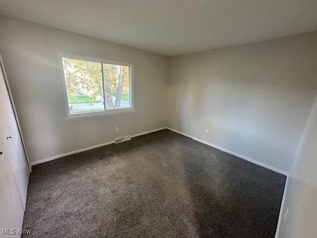 spare room with carpet floors