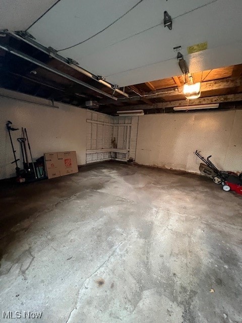 view of basement