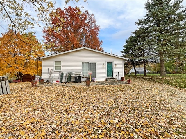 view of back of property