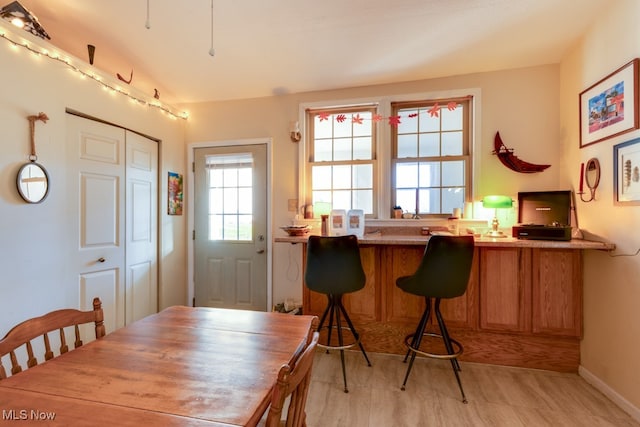 view of dining room