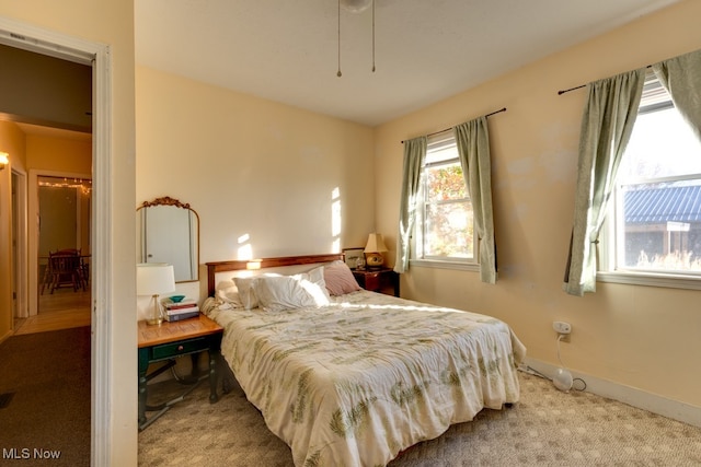 bedroom featuring carpet floors