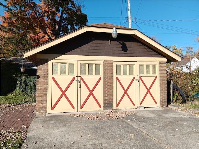 view of outbuilding