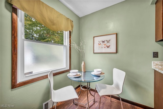 dining room featuring hardwood / wood-style floors