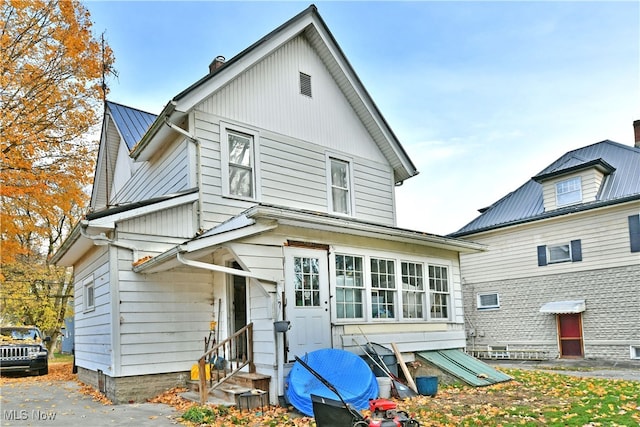 view of rear view of house