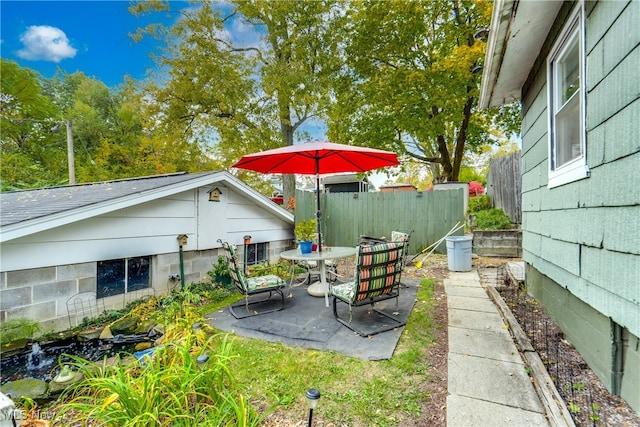 view of patio / terrace