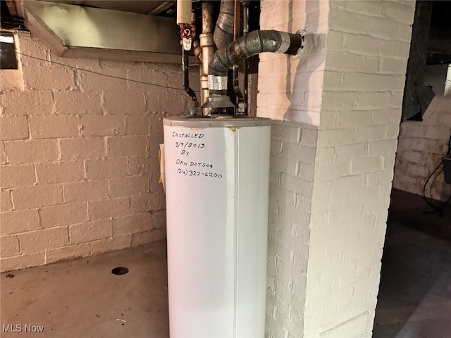 utilities with water heater