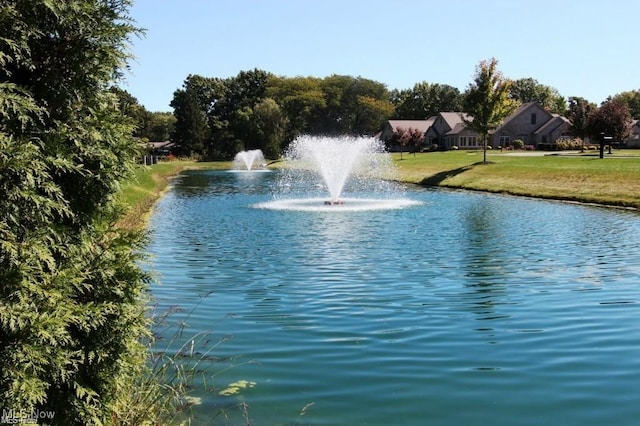 view of water feature