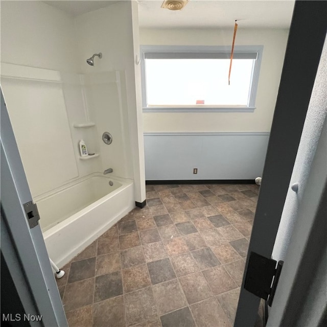 bathroom featuring bathtub / shower combination