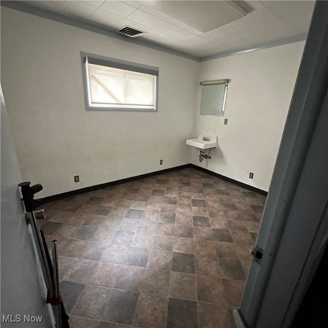 interior space with sink