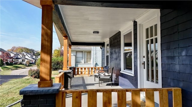 3219 11th St SW, Canton, OH 44710 - view of patio / terrace featuring a porch