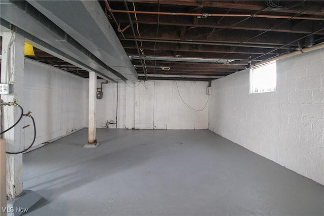 1559 Wakefield Ave, Youngstown, OH 44514 - basement with gas meter