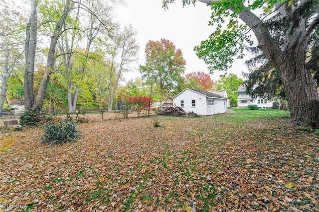 view of yard