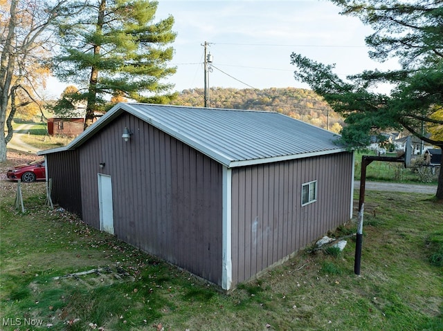 view of outbuilding