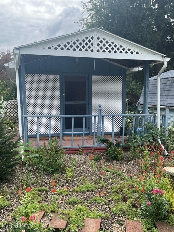 view of rear view of house