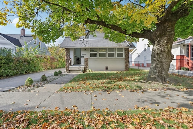 view of bungalow-style house