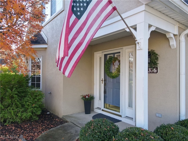 view of entrance to property