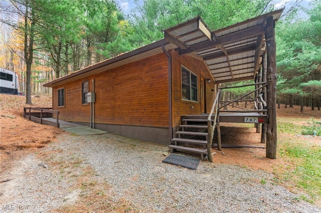 33352 Teegarden Rd Unit 787, Lisbon, OH 44432 - view of home's exterior featuring a wooden deck