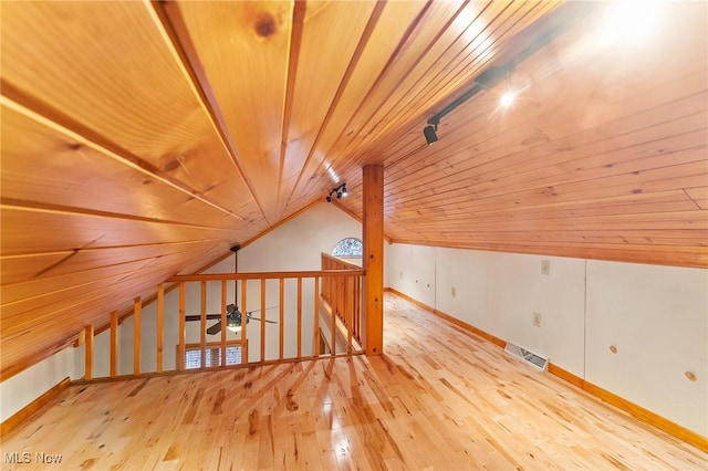 33352 Teegarden Rd Unit 787, Lisbon, OH 44432 - bonus room featuring lofted ceiling, wood-type flooring, and wooden ceiling