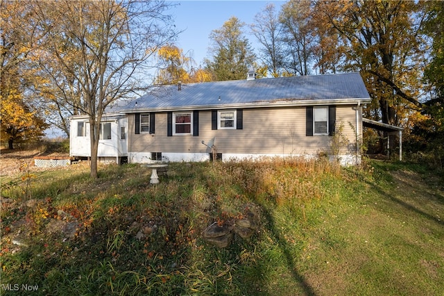 view of back of house