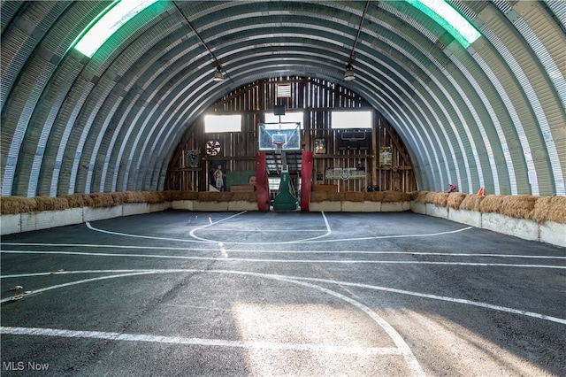 view of basketball court