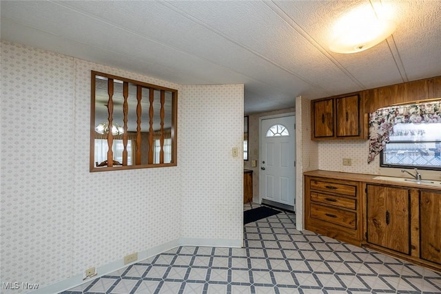 kitchen featuring sink