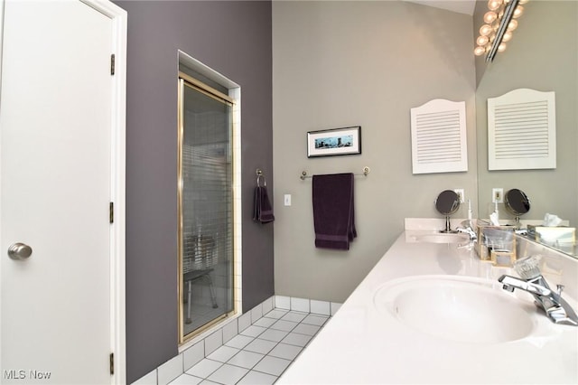 432 Chipping Ln, Chagrin Falls, OH 44023 - full bathroom with a tile shower, double vanity, and a sink
