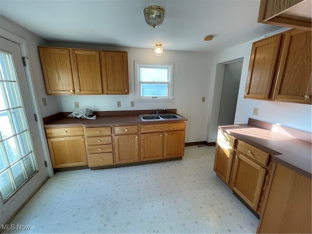 kitchen featuring sink