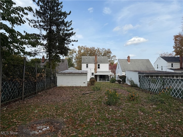 view of rear view of house