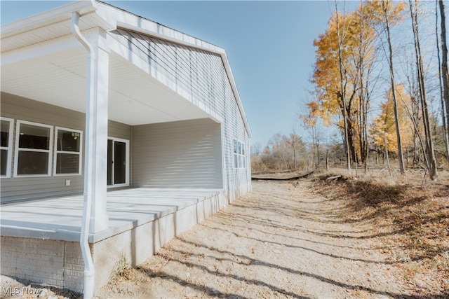 view of side of property