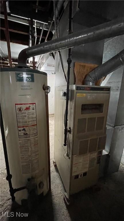 utilities with gas water heater