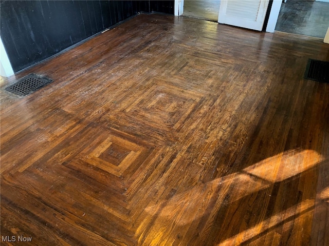 room details featuring parquet flooring