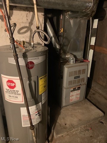 utilities featuring water heater