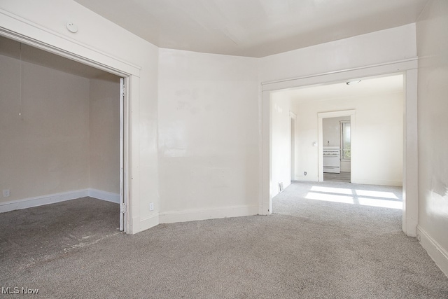 empty room featuring carpet floors