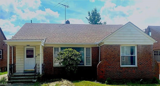 view of bungalow