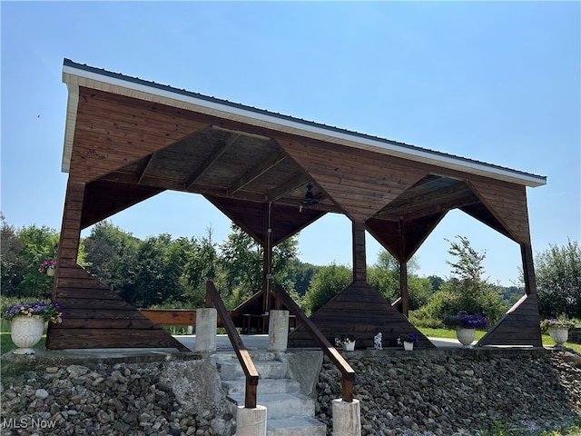 view of property's community featuring a gazebo