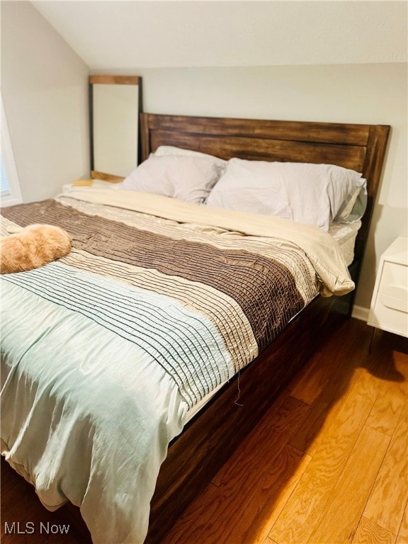 bedroom featuring hardwood / wood-style floors