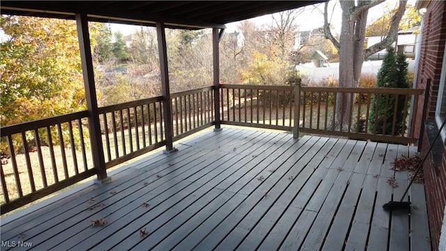 view of deck