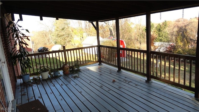 view of deck