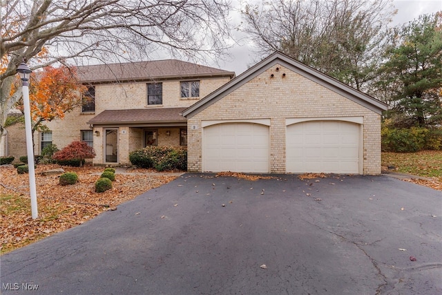 front facade featuring a garage