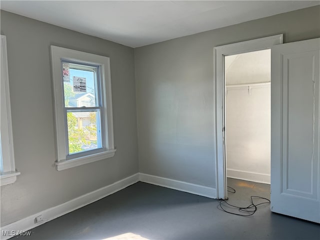 view of unfurnished bedroom