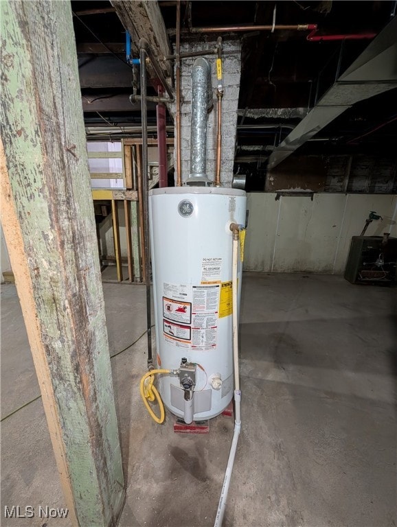 utilities featuring water heater