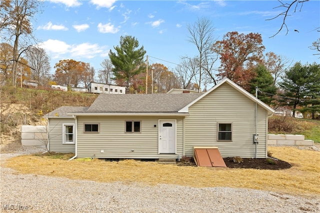 view of front of home