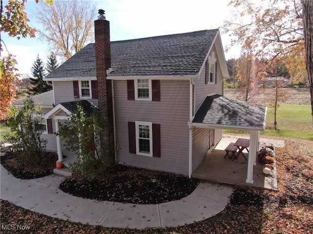 exterior space with a patio area