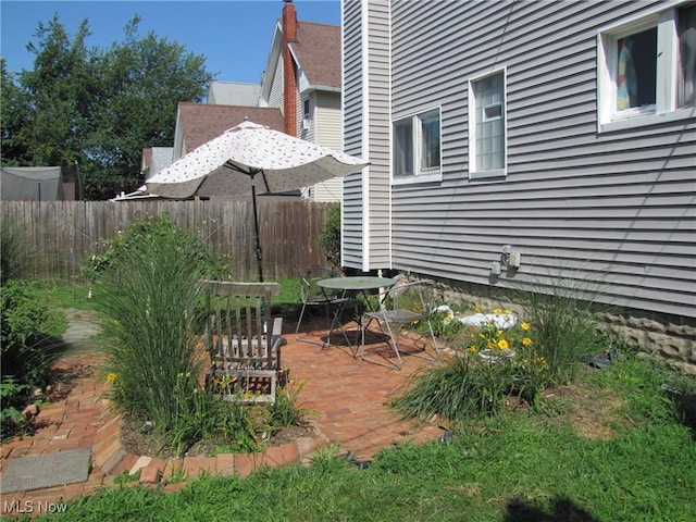 view of patio