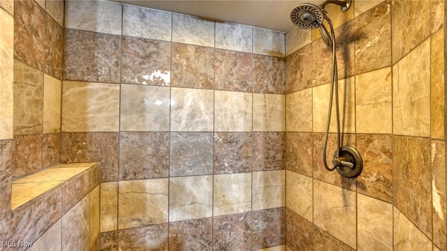 details featuring a tile shower